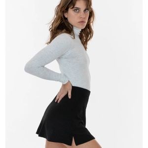 Los Angeles Apparel Ponte A-Line Skirt